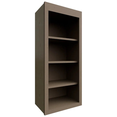 WOS1842 - Wall - Open Shelf - 18 W X 42 H X 12 D - Echo Mocha