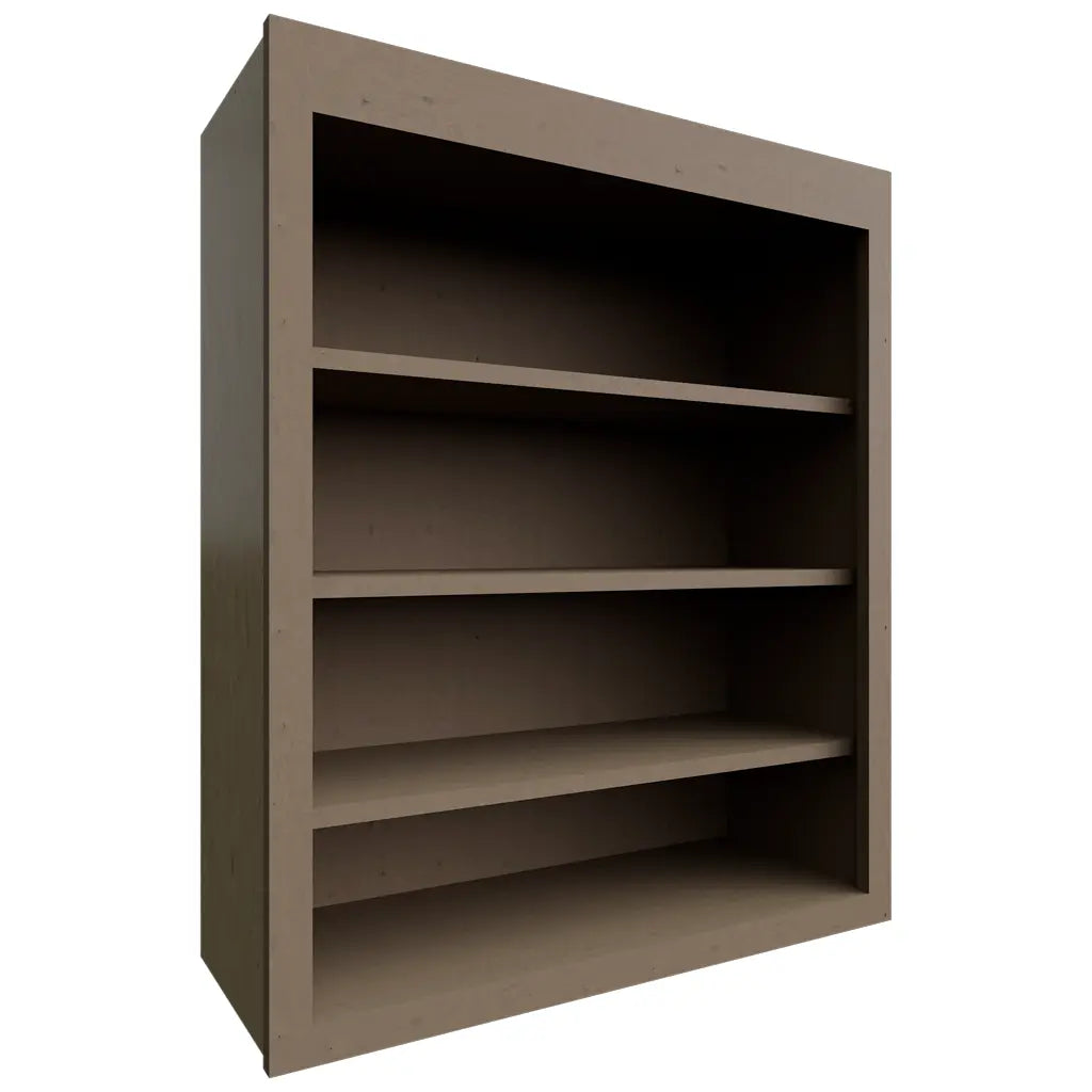 WOS3036 - Wall - Open Shelf - 30 W X 36 H X 12 D - Echo Mocha