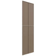 WP-T96 - Wainscot Panel - 23-1 2 W X 91 H X 3 4 T - Echo Mocha
