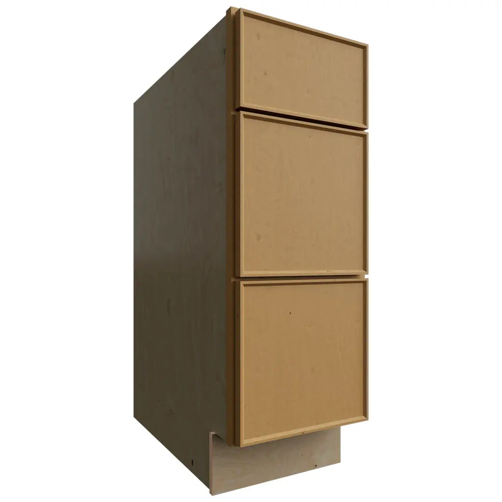 DB12 - Base - 3 Drawers Cabinet - 12 W X 34-1 2 H X 24 D - Echo Timber
