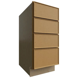 DB15-4 - Base - 4 Drawers Cabinet - 15 W X 34-1 2 H X 24 D - Echo Timber