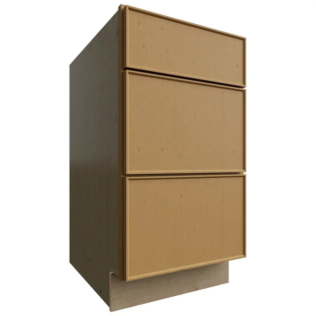 DB18 - Base - 3 Drawers Cabinet - 18 W X 34-1 2 H X 24 D - Echo Timber