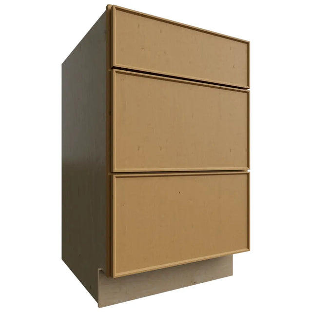 DB21 - Base - 3 Drawers Cabinet - 21 W X 34-1 2 H X 24 D - Echo Timber
