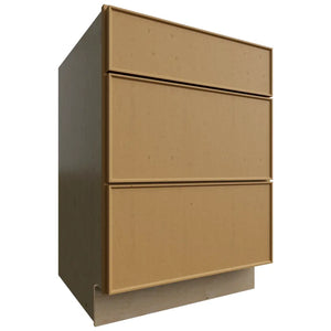 DB24 - Base - 3 Drawers Cabinet - 24 W X 34-1 2 H X 24 D - Echo Timber