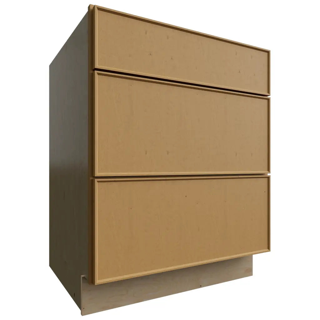 DB27 - Base - 3 Drawers Cabinet - 27 W X 34-1 2 H X 24 D - Echo Timber