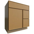 VSD30DR - Vanity - Combo Cabinet - 30 W X 34-1 2 H X 21 D - Echo Timber