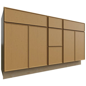 VSD60DOUBLE - Vanity - Combo Cabinet - 60 W X 34-1 2 H X 21 D - Echo Timber