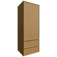 WD1848 - Wall - Drawer Cabinet - 18 W X 48 H X 15 D - Echo Timber