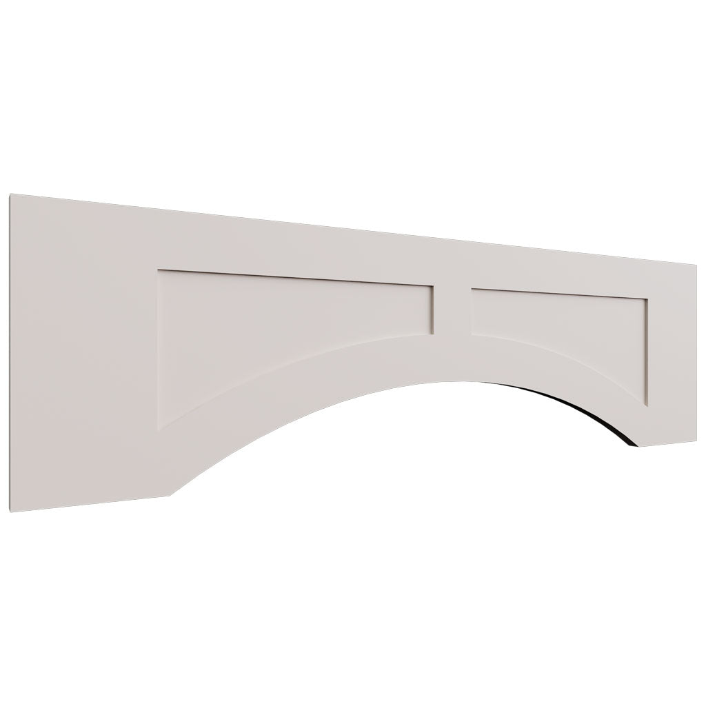 VARP42 - Wall - Arched Recessed Valance - 42 W X 12 H X 3 4 T - Fusion Dove