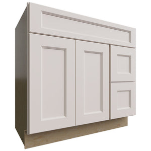 VSD36DR - Vanity - Combo Cabinet - 36 W X 34-1 2 H X 21 D - Fusion Dove