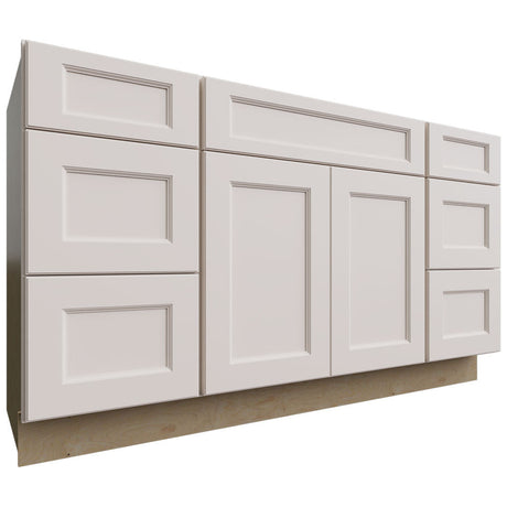 VSD60SINGLE - Vanity - Combo Cabinet - 60 W X 34-1 2 H X 21 D - Fusion Dove
