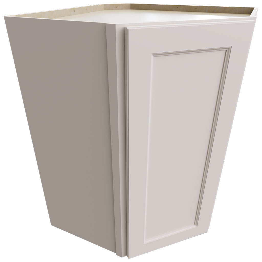 WDC2736 - Wall Corner - Diagonal Cabinet - 27 W X 36 H X 27 D - Fusion Dove