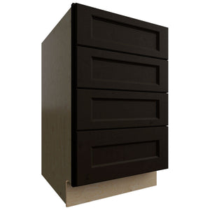 DB21-4 - Base - 4 Drawers Cabinet - 21 W X 34-1 2 H X 24 D - Fusion Kona