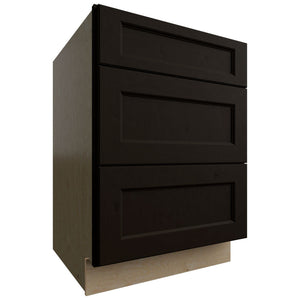 DB24 - Base - 3 Drawers Cabinet - 24 W X 34-1 2 H X 24 D - Fusion Kona