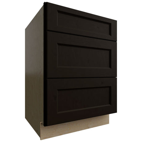 DB24 - Base - 3 Drawers Cabinet - 24 W X 34-1 2 H X 24 D - Fusion Kona