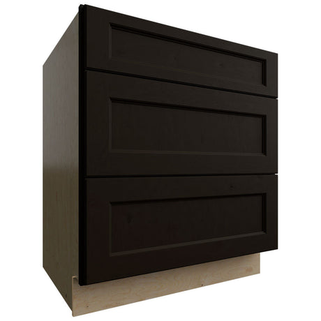 DB30 - Base - 3 Drawers Cabinet - 30 W X 34-1 2 H X 24 D - Fusion Kona