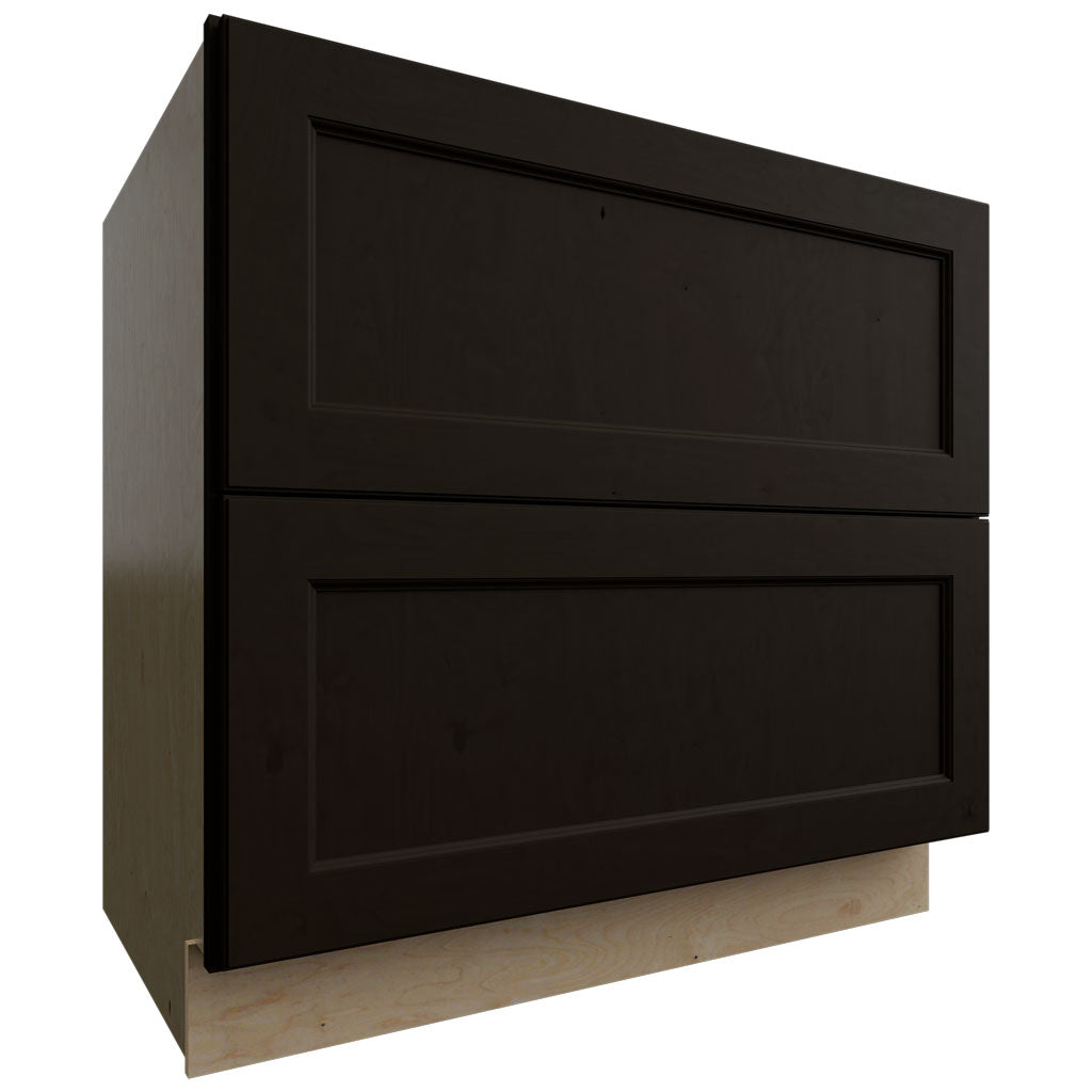 DB36-2 - Base - 2 Drawers Cabinet - 36 W X 34-1 2 H X 24 D - Fusion Kona