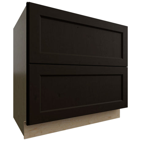 DB36-2 - Base - 2 Drawers Cabinet - 36 W X 34-1 2 H X 24 D - Fusion Kona