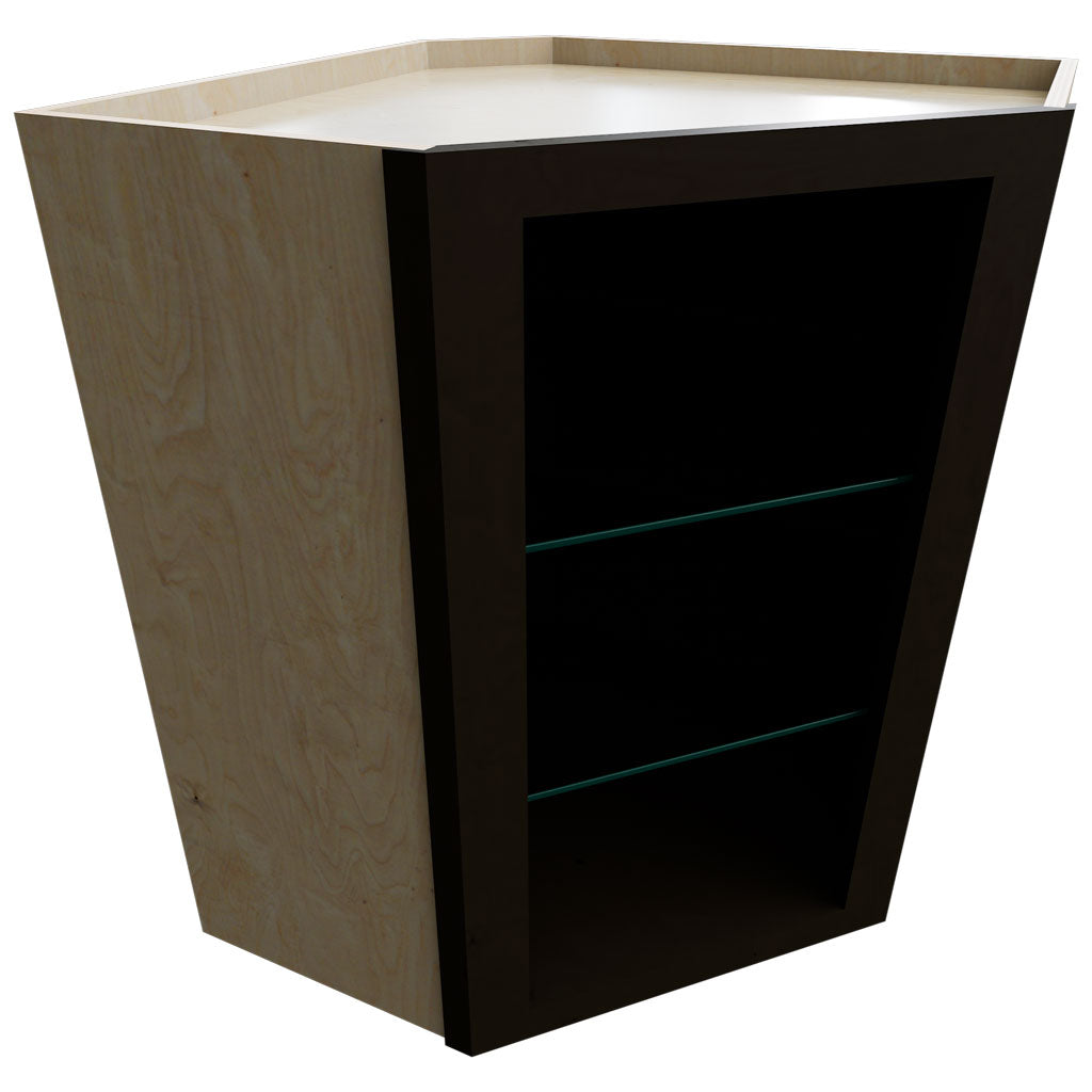 NDWDC2430 - Wall Corner - Diagonal No Door Cabinet - 24 W X 30 H X 24 D - Kona