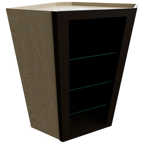 NDWDC2436 - Wall Corner - Diagonal No Door Cabinet - 24 W X 36 H X 24 D - Kona