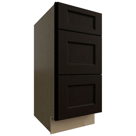 VDB15-34 - Vanity - Drawer Cabinet - 15 W X 34-1 2 H X 21 D - Fusion Kona