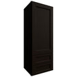 WD1848 - Wall - Drawer Cabinet - 18 W X 48 H X 15 D - Fusion Kona