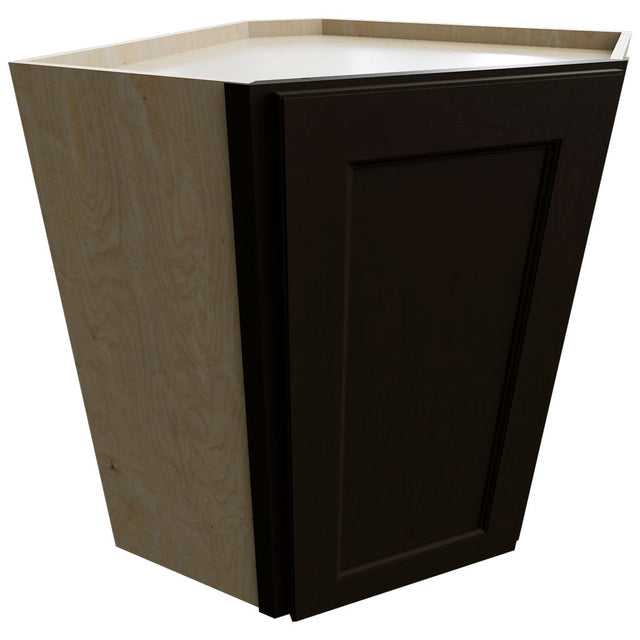 WDC2430 - Wall Corner - Diagonal Cabinet - 24 W X 30 H X 24 D - Fusion Kona