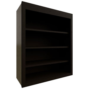 WOS3036 - Wall - Open Shelf - 30 W X 36 H X 12 D - Fusion Kona