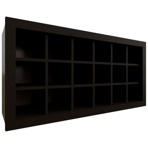 WR3618 - Wall - Wine Rack - 36 W X 18 H X 12 D - Kona