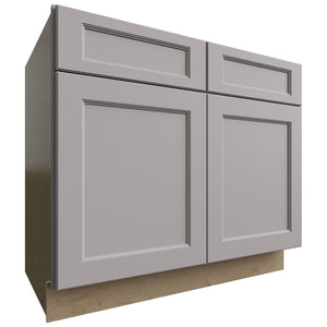 B39 - Base - Standard Cabinet - 39 W X 34-1 2 H X 24 D - Fusion Nickel