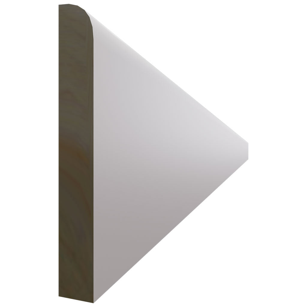 BBM - Base Board Molding - 96 W X 5-1 2 H X 3 4 T - Fusion Nickel