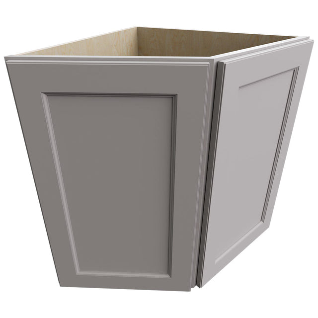 BRA24 - Base - Return Angle Cabinet - 24 W X 34-1 2 H X 24 D - Fusion Nickel