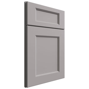 Fusion Nickel ( Birch | Plain Cut [ Full Overlay • Satin • Painted ] - 10' X 10' Kitchen Cabinet ) | Assembled In USA