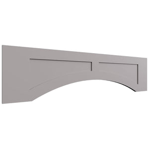VARP48 - Wall - Arched Recessed Valance - 48 W X 12 H X 3 4 T - Fusion Nickel