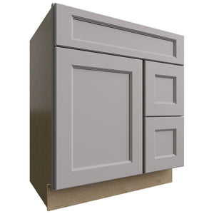 VSD30DR - Vanity - Combo Cabinet - 30 W X 34-1 2 H X 21 D - Fusion Nickel