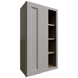 WBC2442 - Wall Corner - Blind Cabinet - 24 W X 42 H X 12 D - Fusion Nickel