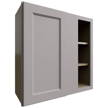 WBC3030 - Wall Corner - Blind Cabinet - 30 W X 30 H X 12 D - Fusion Nickel