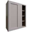 WBC3036 - Wall Corner - Blind Cabinet - 30 W X 36 H X 12 D - Fusion Nickel