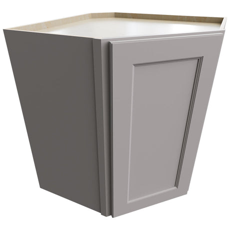 WDC2730 - Wall Corner - Diagonal Cabinet - 27 W X 30 H X 27 D - Fusion Nickel