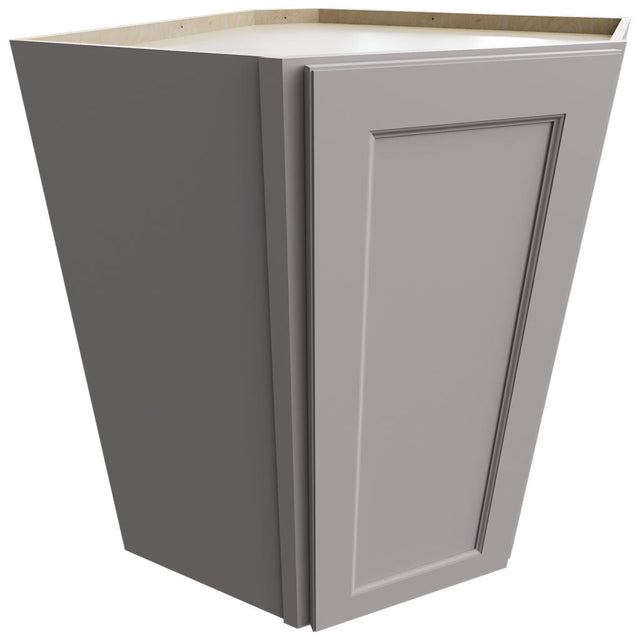 WDC2736 - Wall Corner - Diagonal Cabinet - 27 W X 36 H X 27 D - Fusion Nickel