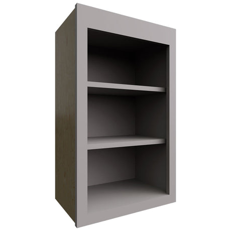 WOS1830 - Wall - Open Shelf - 18 W X 30 H X 12 D - Fusion Nickel