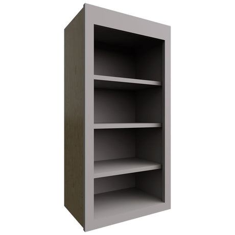 WOS1836 - Wall - Open Shelf - 18 W X 36 H X 12 D - Fusion Nickel