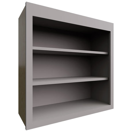 WOS3030 - Wall - Open Shelf - 30 W X 30 H X 12 D - Fusion Nickel