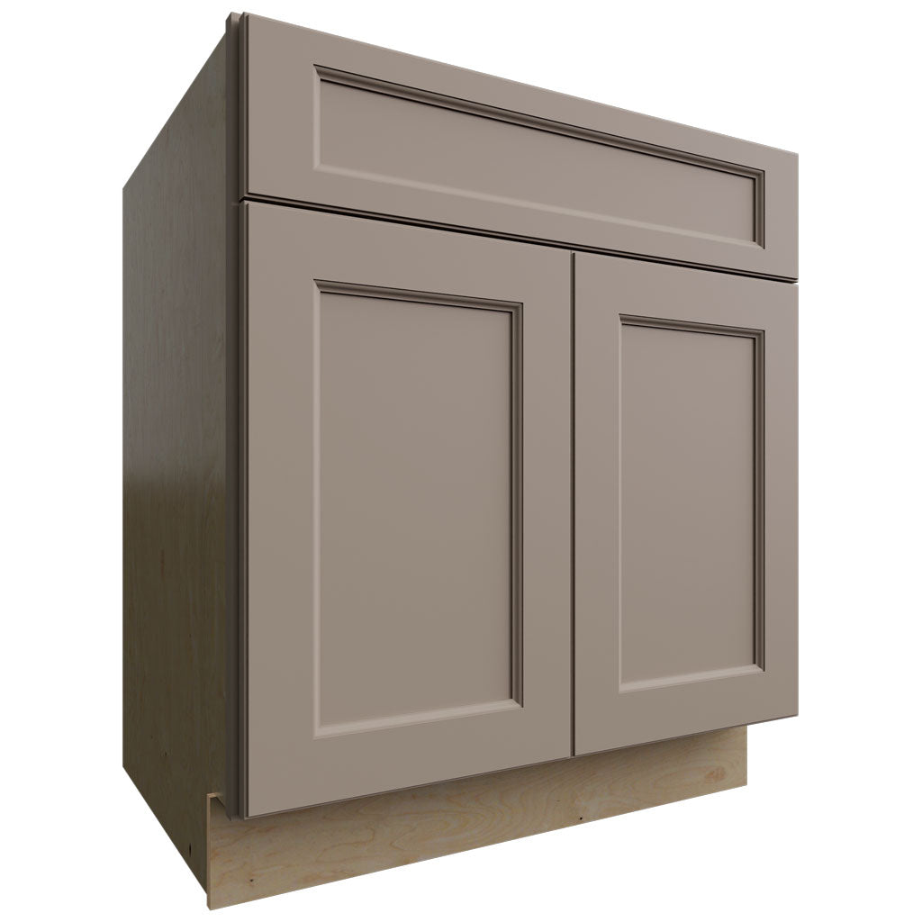 B30 - Base - Standard Cabinet - 30 W X 34-1 2 H X 24 D - Fusion Oyster