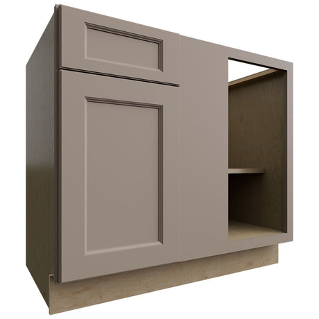 BLB42 45 - Base Corner - Blind Cabinet - 42 W X 34-1 2 H X 24 D - Fusion Oyster