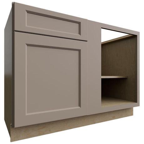 BLB48 51 - Base Corner - Blind Cabinet - 48 W X 34-1 2 H X 24 D - Fusion Oyster