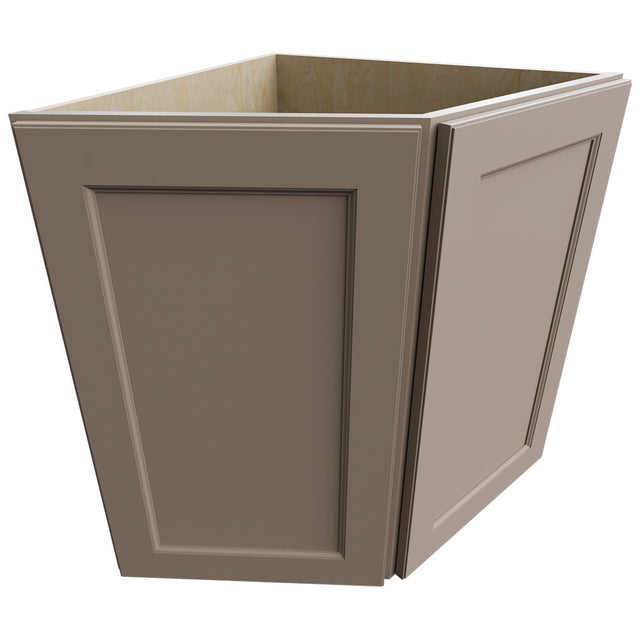 BRA24 - Base - Return Angle Cabinet - 24 W X 34-1 2 H X 24 D - Fusion Oyster