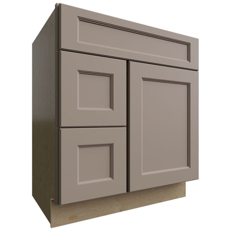 VSD30DL - Vanity - Combo Cabinet - 30 W X 34-1 2 H X 21 D - Fusion Oyster