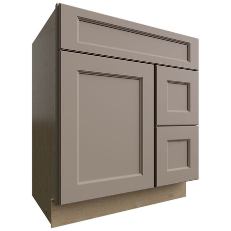 VSD30DR - Vanity - Combo Cabinet - 30 W X 34-1 2 H X 21 D - Fusion Oyster