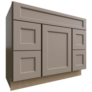 VSD42 - Vanity - Combo Cabinet - 42 W X 34-1 2 H X 21 D - Fusion Oyster